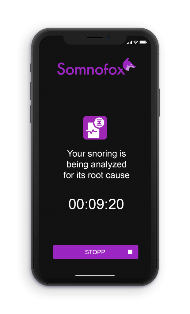 Somnofox for a targeted analysis of the anatomical snoring cause